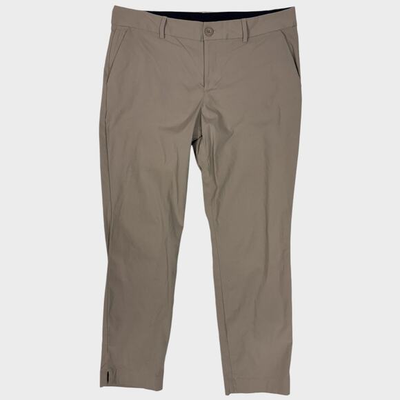 Eddie Bauer Womens Size 10 Beige Tan Khaki Nylon Spandex Pants - Picture 1 of 8